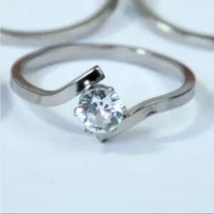 AAA+ Austrian Crystal Stainless Steel Ring